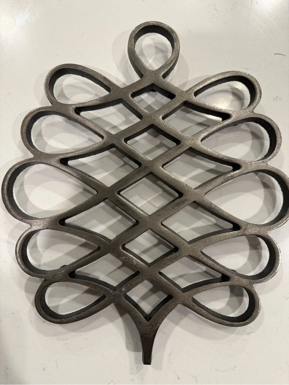 Decorative Vintage Iron Wall Trivet - Cast Iron in matte finish! Dansk